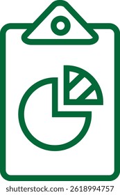 An icon for clipboard art that symbolizes organization, note-taking, and task management; it is simple and minimalistic, making it ideal for office-related or productivity applications.