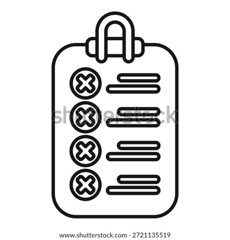 Icon of a clipboard with a checklist showing completed tasks, symbolizing productivity and accomplishment