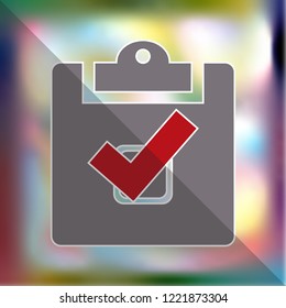 Icon Clipboard for Website, Mobile, Application and Printings Icons