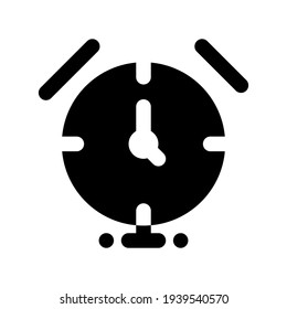 Icon Clock With Style Single Glyph