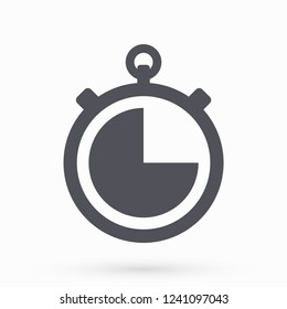 icon clock time vector