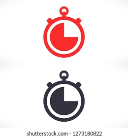 icon clock time vector