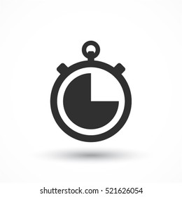 icon clock time vector