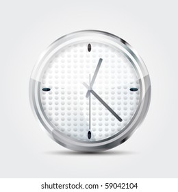 Reloj de iconos. Vector ilustración detallada.