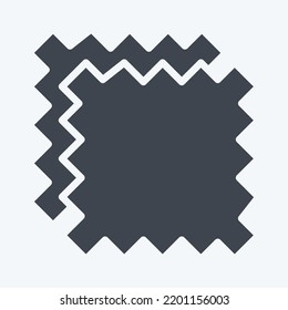 Icon Cloth. suitable for education symbol. glyph style. simple design editable. design template vector. simple illustration