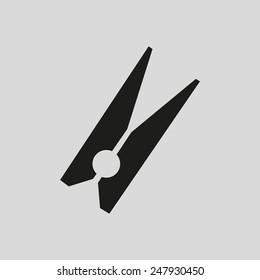 icon of clothespin