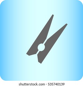 icon of clothespin