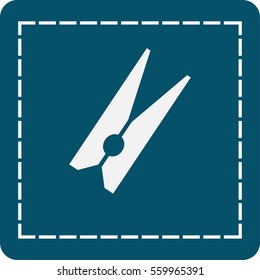 icon of clothespin