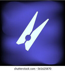 icon of clothespin