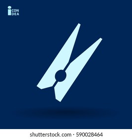 icon of clothespin