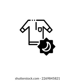 An icon of clothing, perfect for representing fashion and style.