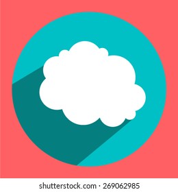 Icon cloud Vector EPS 10 illustration.