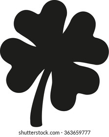 Icon of clover with four-leaves