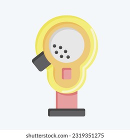 Icon Club Head Covers. related to Golf symbol. flat style. simple design editable. simple illustration