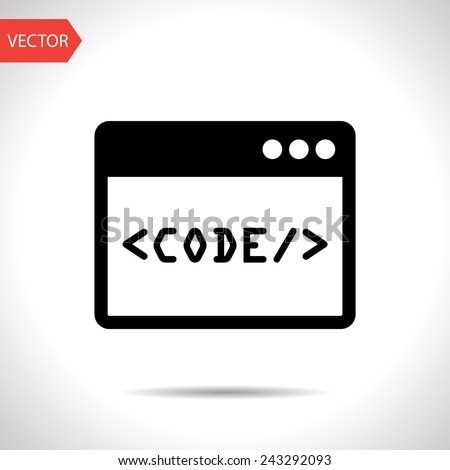 icon of code window