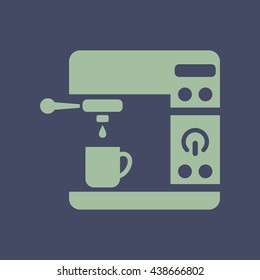 Icon of Coffe Machine. Eps-10.