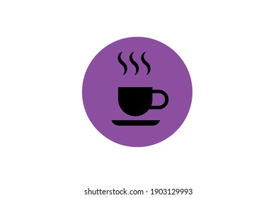icon coffe outline design app