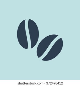Icon of Coffee Beans. EPS-10.