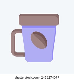 Icon Coffee Break. related to Hotel Service symbol. flat style. simple design illustration