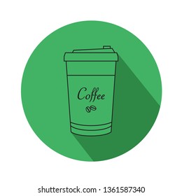 Icon coffee cup Line