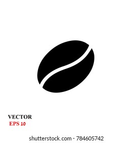 icon coffee grain. vector illustration