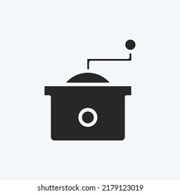 Icono Café Grinder. adecuado para el símbolo Drink. estilo glifo. diseño simple editable. vector de plantilla de diseño. ilustración de símbolo simple