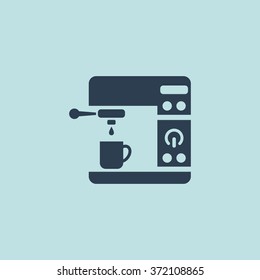 Icon of Coffee Machine. EPS-10.