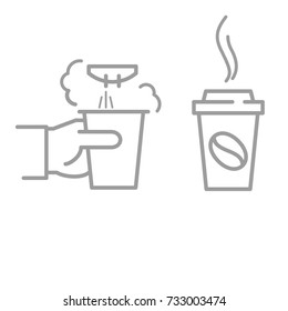 icon coffee making