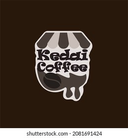 icono cafetería en el vector