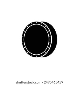 icon coin vector template illustration logo design