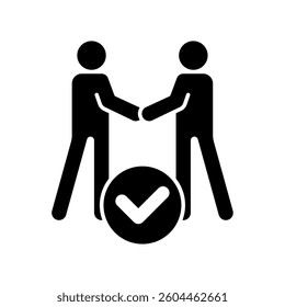 Icon a collaboration, isolated against a clean background.
