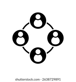 Icon a collaboration, isolated against a clean background.