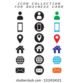 ICON COLLECTION FOR BUSINESS CARD