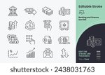 Icon collection containing 16 editable stroke icons. Perfect for logos, stats and infographics. Edit the thickness of the line in any vector capable app.