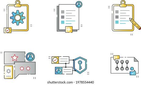 Icon collection for technology websites and applications