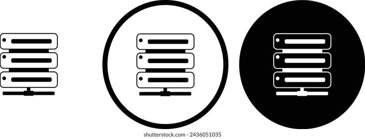 icon Colocation black outline for web site design 
and mobile dark mode apps 
Vector illustration on a white background