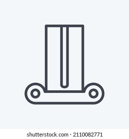 Icon Column - Line Style- Simple illustration, Good for Prints , Announcements, Etc