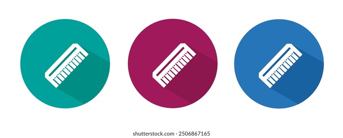 Icon for comb vector illustration in flat.