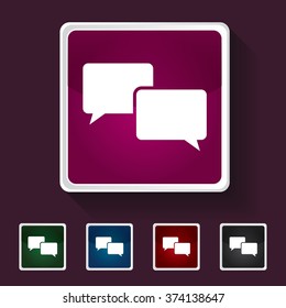 Icon of Comments on Multicolored Squares. Eps-10.
