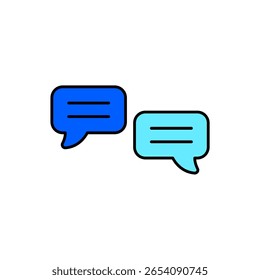 Icon a communication, isolated against a clean background.
