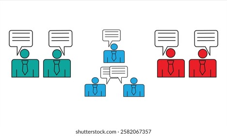 icon communication, related to teamwork, vector illustration.