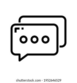 Icon Communication With Style Outline 