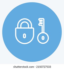 Icon Company Network. geeignet für das Symbol IT Services. Blauer Augenstil. einfaches Design bearbeitbar. Designvorlage, Vektor. einfache Symbolillustration