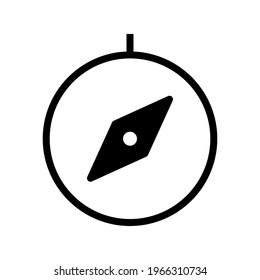 Icon Compass With Style Glyph