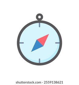 icon compass,Simple compass design guiding north suitable for travel, navigation, orientation, direction, exploration materials, educational content, or adventurerelated themes. Isolated white backgro