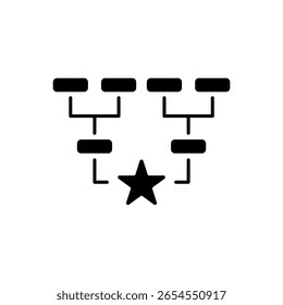 Icono de una competencia, aislado contra un fondo limpio.
