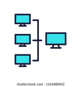 icon computer network