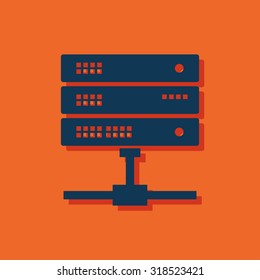 icon of computer server