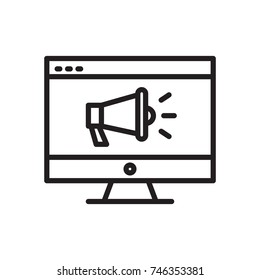 icon computer speaker info business