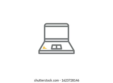 Icon Computer Vector Illustrator Simple Design